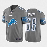 Nike Lions 68 Taylor Decker Gray Team Big Logo Vapor Untouchable Limited Jersey Dzhi,baseball caps,new era cap wholesale,wholesale hats